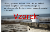 Expresní dárkový certifikát 1000 Kč