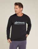 Mens Central Classic LS Tee Haute Route, BLACK