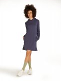 Wmns Merino Blend 200 Crush LS Dress, Black