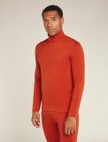 Mens Core Heavyweight LS Half Z, Molten