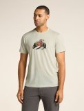 Mens Merino 150 Tech Lite SS Tee Catch Me Outside Ashen
