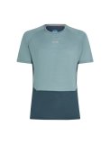 Men Merino Blend 125 ZoneKnit SS Crewe Abyss/ Blue Ash/CB