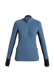 Wmns Descender LS Zip, Dawn/Black