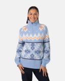 Svetr se stojáčkem  Amelia Knit , Iris